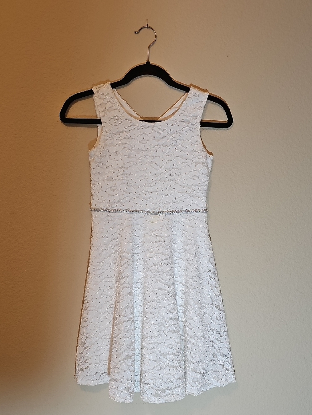 Speechless Girl's Formal White Dress